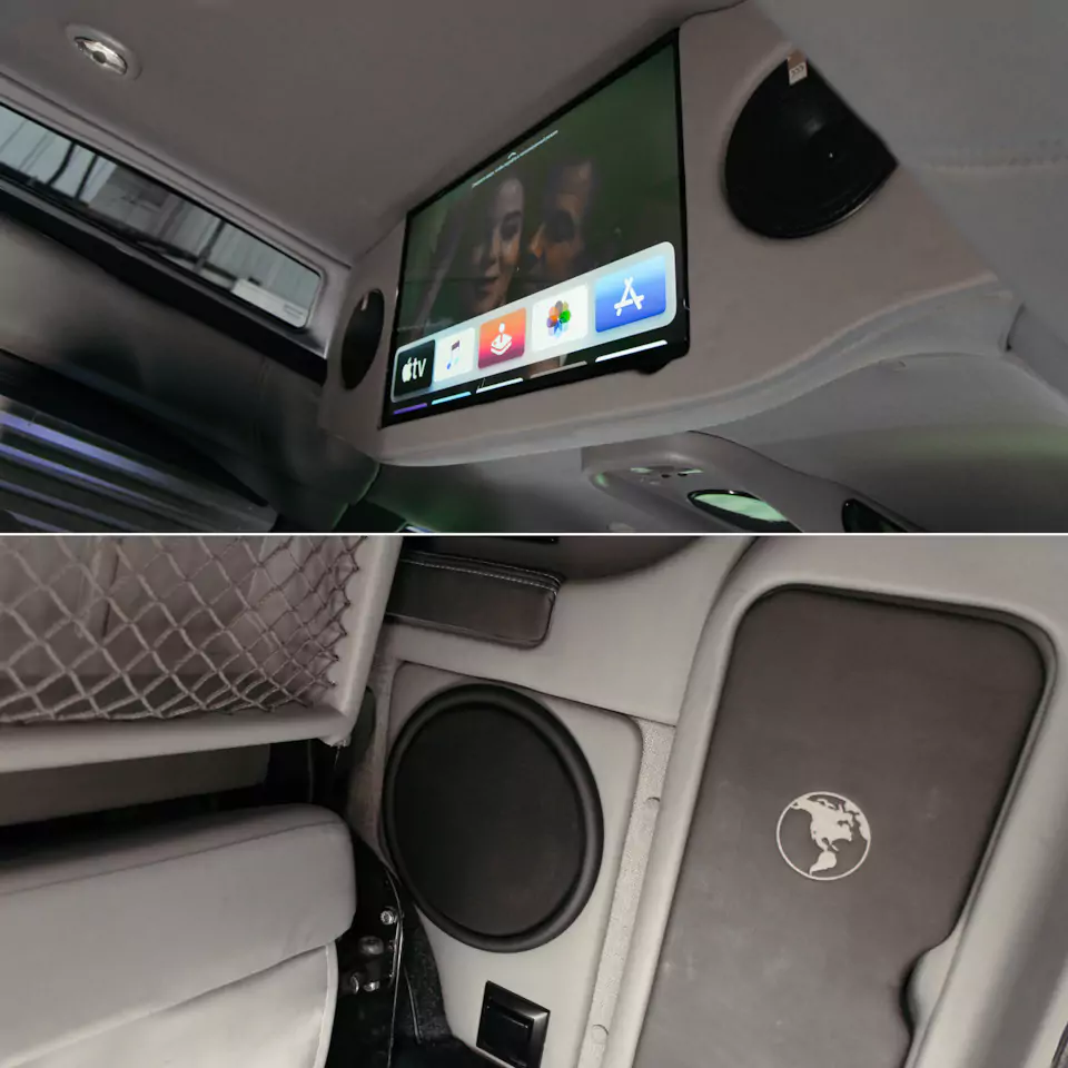 Укротили мексиканскую фиесту на колесах! Тюнинг Chevrolet Express: комплексная шумоизоляция и новая акустика, установка дополнительного оборудования, ремни безопасности с уникальным дизайном